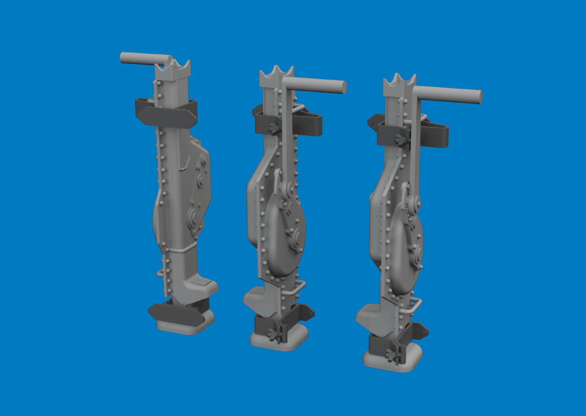 Eduard 635049 German WWII 10 ton Jacks 1/48