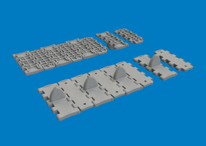 Eduard 635062 T-34 waffle tracks 3D PRINT 1/35