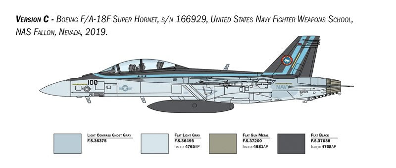 Italeri 2823 F/A-18F U.S. Navy Special Colors 1/48 – imagen 6