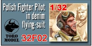 ToRo Model 32F02 Wrzesień 1939 - Pilot w Kombinezonie Drelichowym / September 1939 - Polish Fighter Pilot in denim flying-suit 1/32 – imagen 2