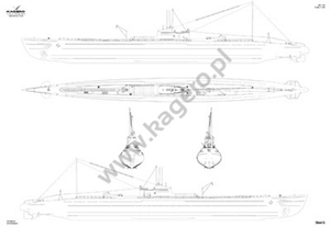 Sous-marin Kagero 16073 de la Marine impériale japonaise, type B-1, EN – image 4