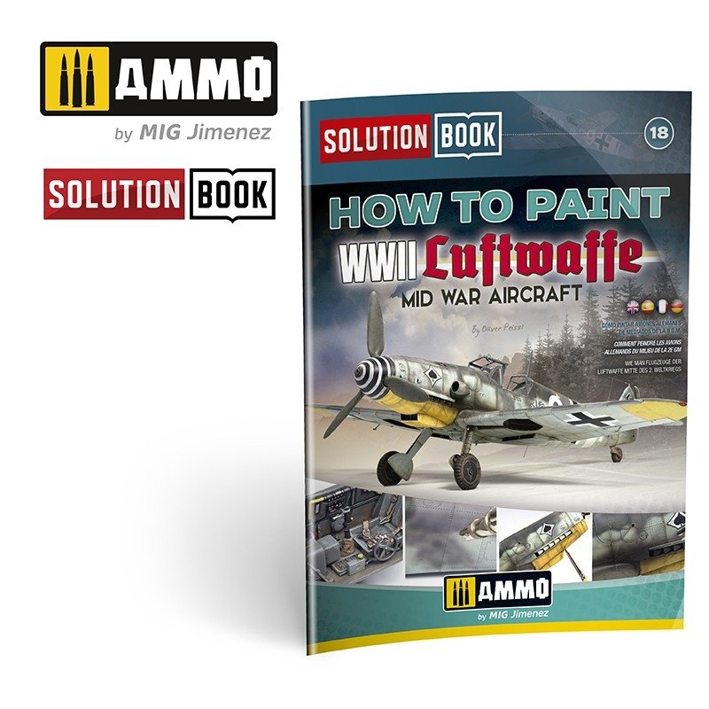 AMMO of Mig Jimenez 7726 SOLUTION BOX – WWII Luftwaffe Mid War Aircraft – immagine 2