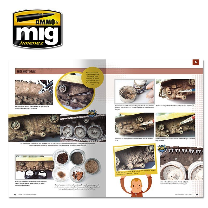 AMMO of Mig Jimenez 6210 MODELLING SCHOOL - HOW TO MAKE MUD IN YOUR MODELS (English) – immagine 4