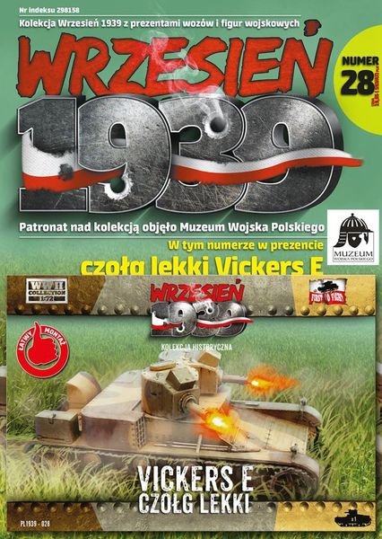 First to Fight PL028 Vickers E Czołg lekki 1/72