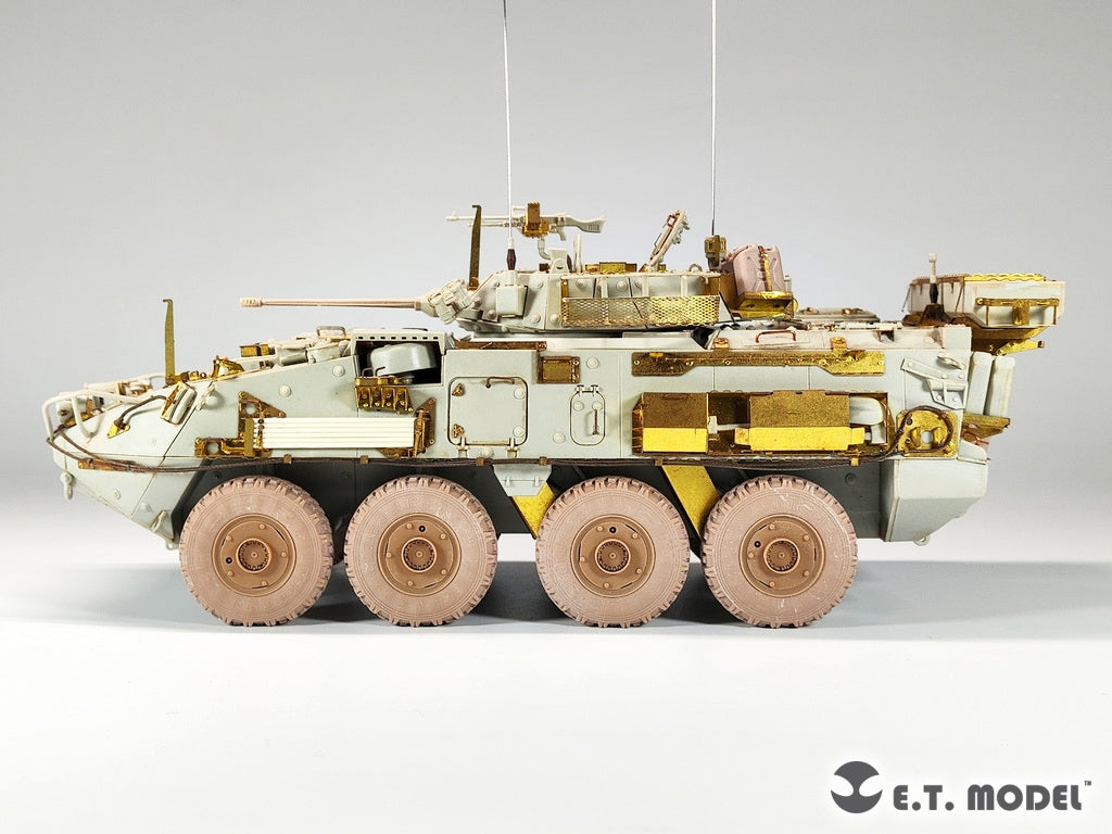 E.T. Model P35-155 U.S.Army Stryker Armored Vehicle Sagged Wheels For TRUMPETER Kit 1/35 – imagen 8