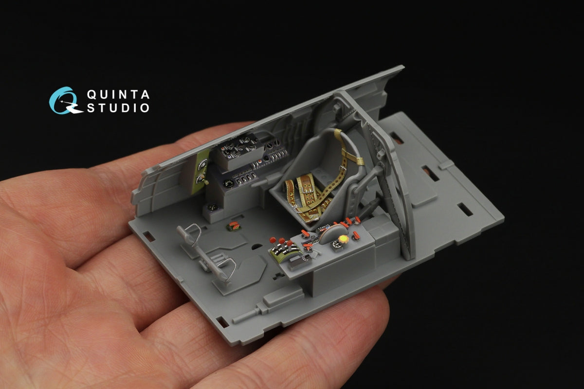 Quinta Studio QD32245 N1K2-J Shidenkai 3D-Printed &amp;amp; coloured Interior on decal paper (Hasegawa) 1/32 – immagine 7