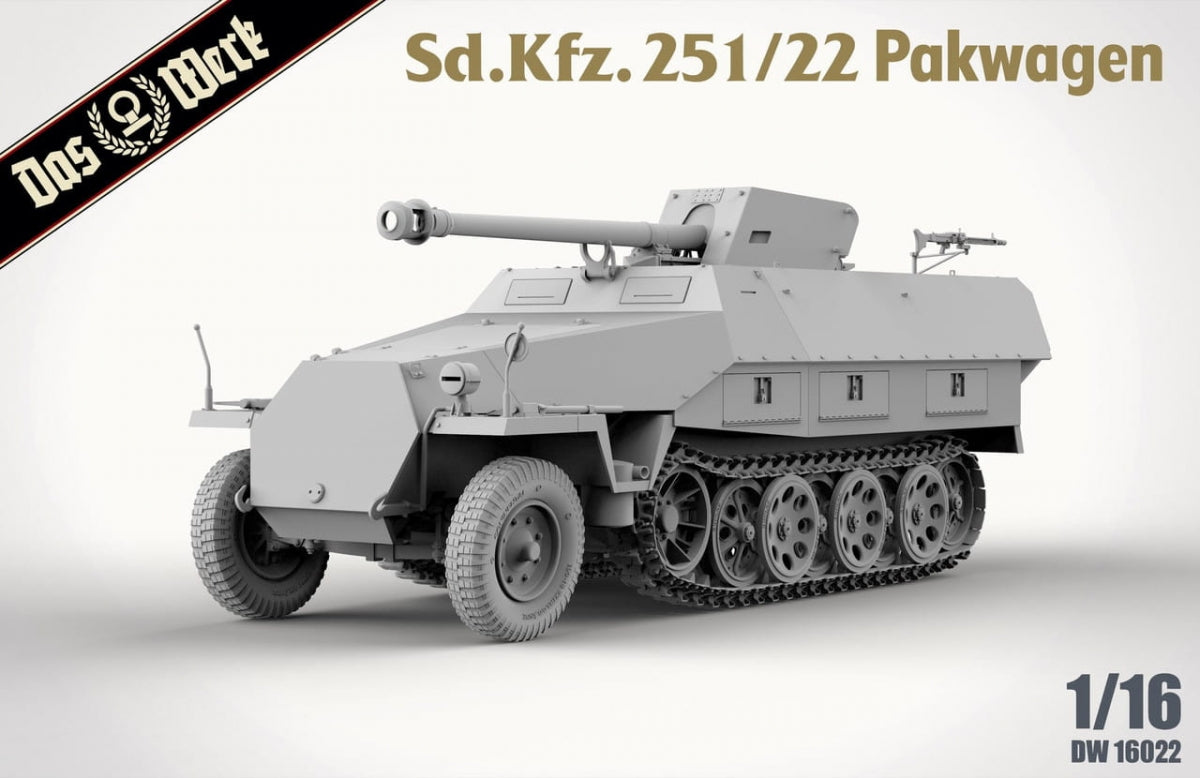 Das Werk DW16022 Sd.Kfz. 251/22 Pakwagen 1/16 – Bild 2