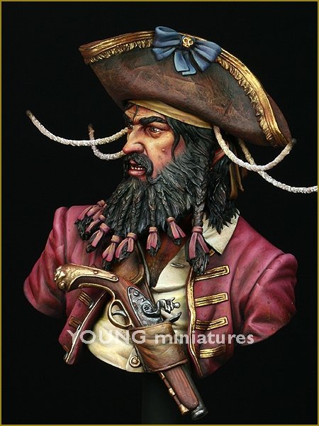 Young Miniatures YH1823 BARBE NOIRE 1718 La vengeance de la reine Anne 1/10 – image 3