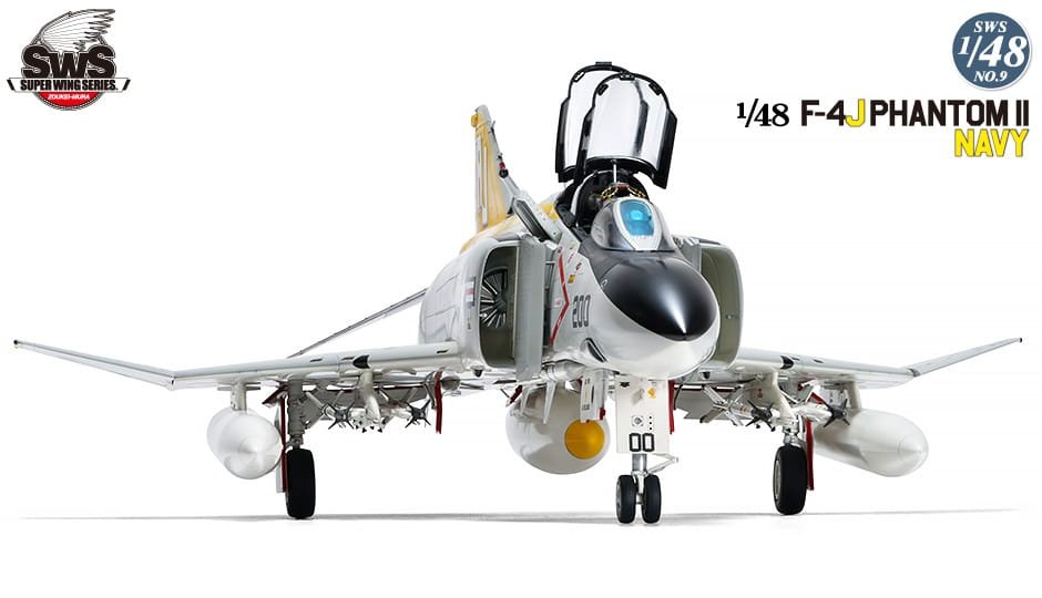 Zoukei-Mura SWS4809 F-4J Phantom II Navy 1/48 – immagine 4