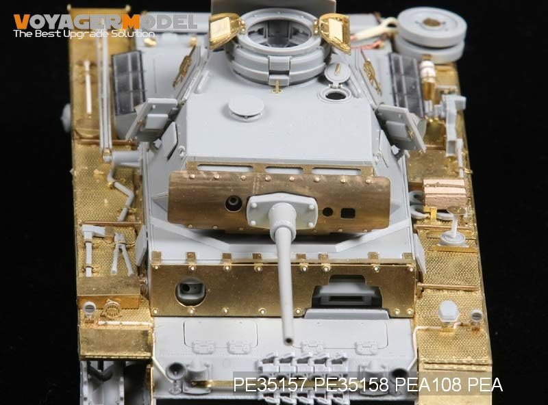 Maquette Voyager PE35157 Pz.KPfw. III Ausf J de la Seconde Guerre mondiale (pour DRAGON 6394) 1/35 – image 5