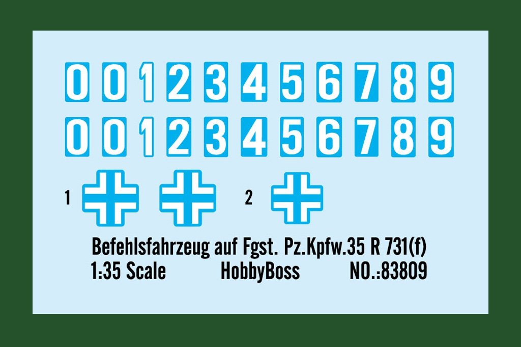 Hobby Boss 83809 Befehlsfahrzeug auf Fgst. Pz.Kpfw.35 R 731(f) 1/35 – imagen 4