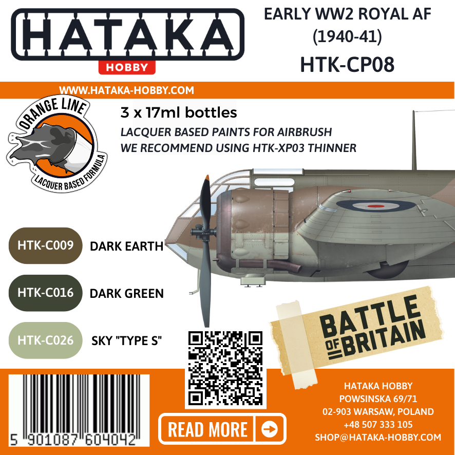 Hataka Hobby HTK-CP08 Early WW2 Royal AF (1940-41) – immagine 2