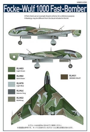 Modelcollect UA48010 Focke-Wulf 1000 Fast Bomber Fist of War 1/48 – immagine 4