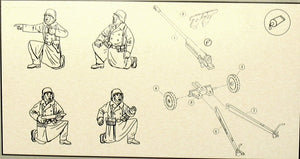 Hat 8156 German PaK36r Anti-tank gun 1/72