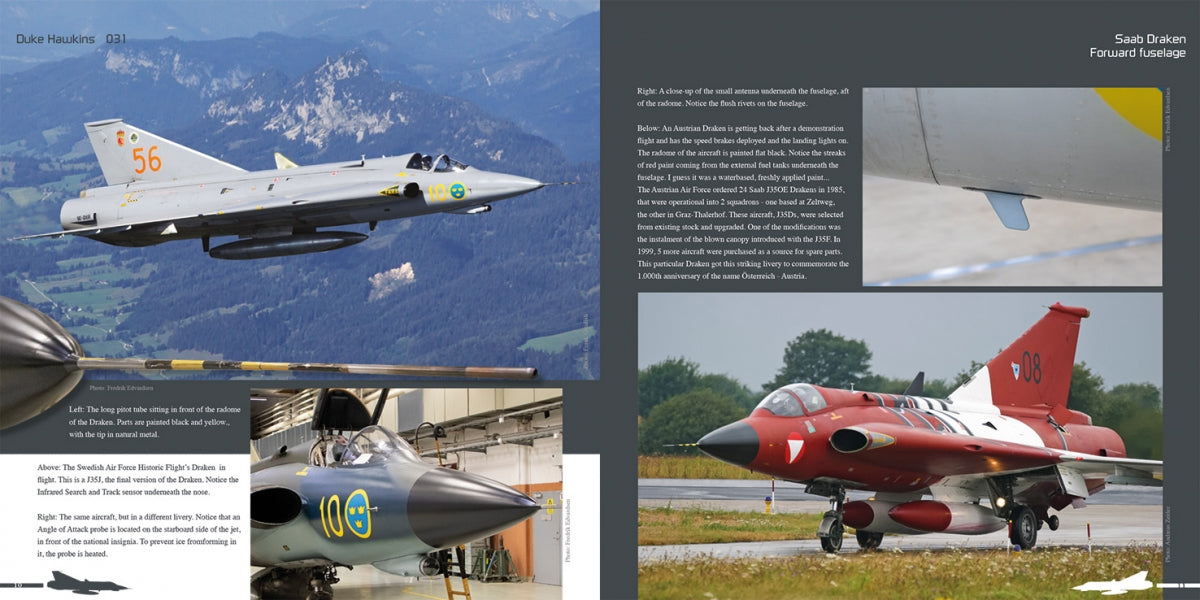 Publications HMH DH-031 Saab 35 Draken - Avion en détail 031 (Version anglaise)  – image 2