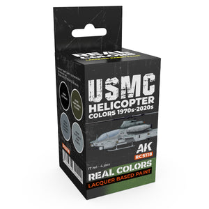 AK Interactive RCS118 USMC Helicopter Colors 1970s-today 4x17ml