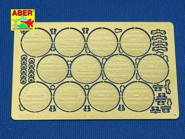 Aber 48A18 German WWII 200 ltr. fuel drum covers – immagine 2