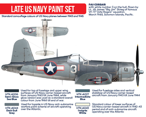 Hataka HTK-AS05 Late US Navy paint set 4x17ml – immagine 2