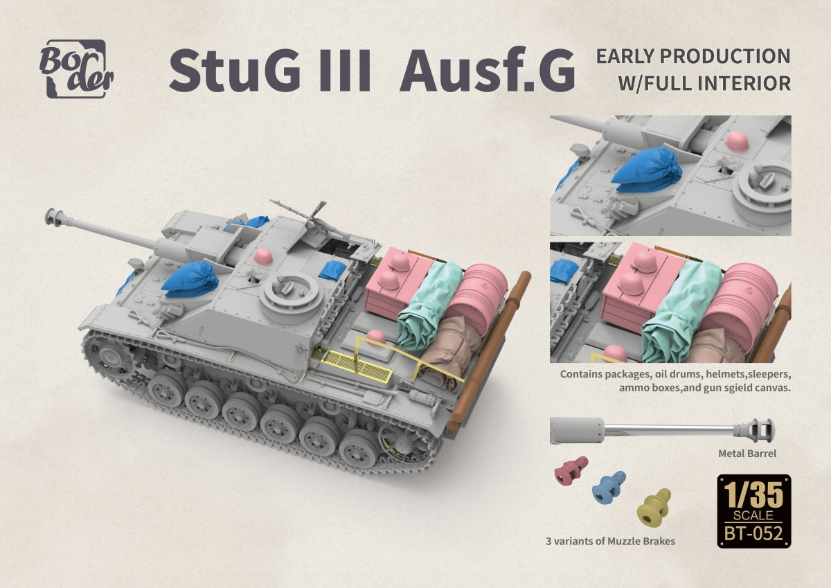 Border Model BT-052 StuG III Ausf. G Early Production Version 1/35 – zdjęcie 5