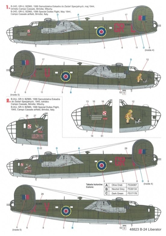 Techmod 48823 B-24 Liberator 1/48 – imagen 2