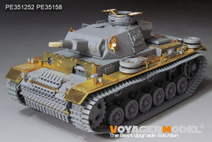 Voyager Model PE351252 WWII German Pz.KPfw.III Ausf.N early version upgrade set basic For TAKOM 8011 1/35 – immagine 4