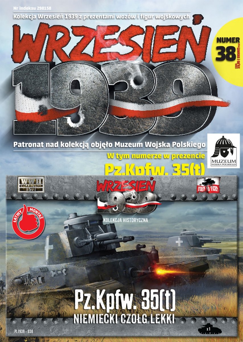 First to Fight PL038 Pz.Kpfw. 35(t) – Niemiecki Czołg Lekki 1/72