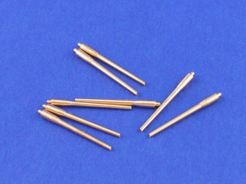 Aber 1/700L-01 Set of 8 pcs 380 mm long barrels for turrets without antiblast covers ships Richelieu, Jean Bart 1/700
