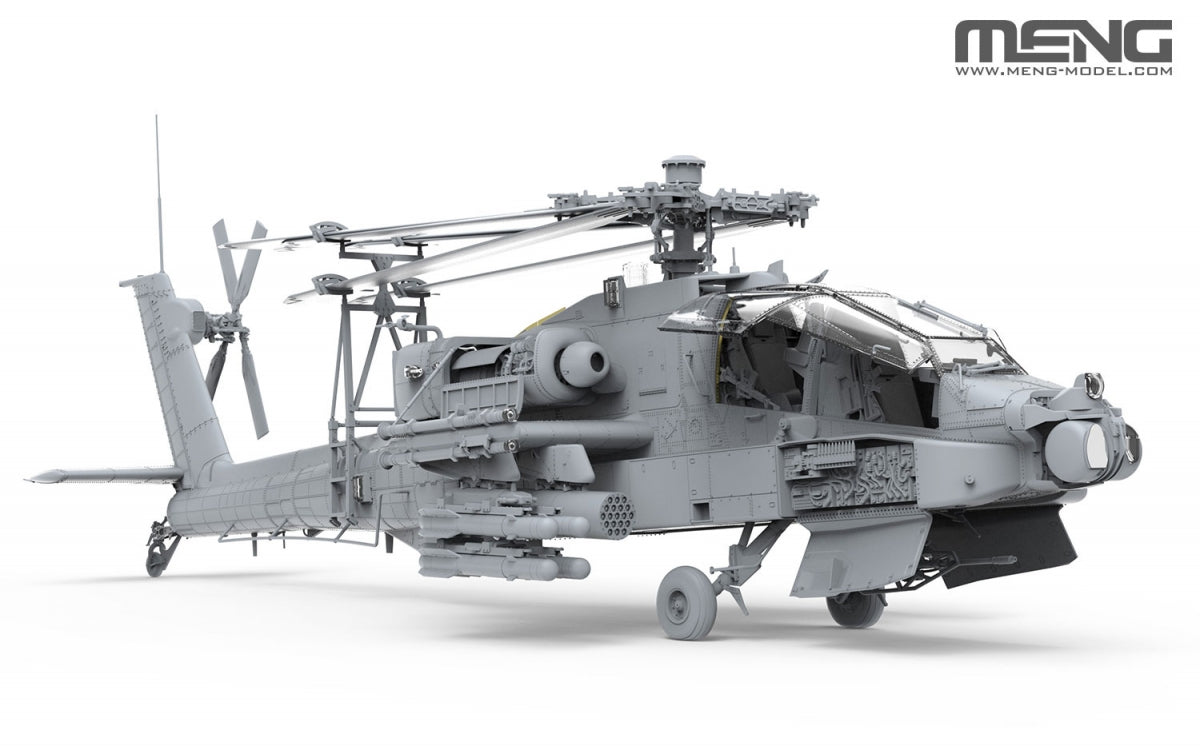 Meng Model QS-004 Boeing AH-64D Apache Longbow Heavy Attack Helicopter 1/35 – zdjęcie 4