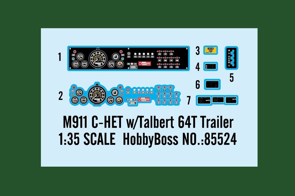 Hobby Boss 85524 M911 C-HET w/ Talbert 64T Trailer 1/35 – Bild 3