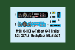Hobby Boss 85524 M911 C-HET w/ Talbert 64T Trailer 1/35 – Bild 3
