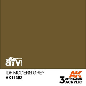 AK Interactive AK11352 IDF Gris Moderne 17 ml