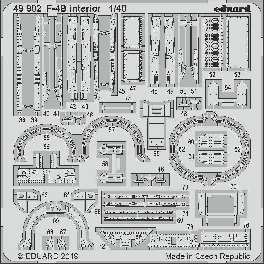 Eduard 49982 F-4B interior 1/48 ACADEMY – image 2