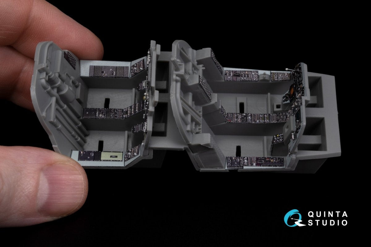 Quinta Studio QD48270 EA-6B Prowler (ICAP II) 3D-Printed &amp;amp; coloured Interior on decal paper (Kinetic) 1/48 – Bild 15