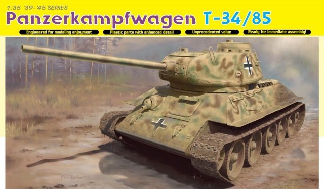 Dragon 6759 German Panzerkampfwagen T34/85 1944 1/35