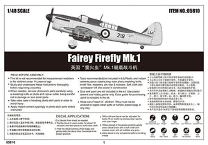 Trumpeter 05810 Fairey Firefly Mk.1 1/48 – imagen 3