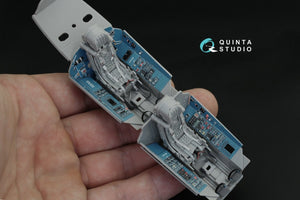 Quinta Studio QD32095 Su-30SM 3D-Printed &amp;amp; coloured Interior on decal paper (conversion for Trumpeter Su-30MKK ) 1/32 – immagine 4
