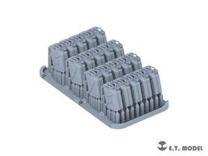 E.T. Model P72-001 WWII German 20L JERRY CANS SET ( 3D Print ) 1/72 – immagine 4