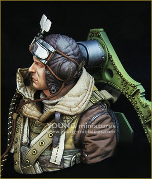 Young Miniatures YM1868 RAF Spitfire Mk.l Pilot WWll 1/10 – immagine 4