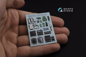 Intérieur imprimé en 3D et coloré sur papier décalcomanie Quinta Studio QD35023 K-4386 Typhoon VDV (pour kit MENG) 1/35 – image 4