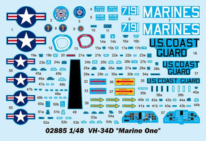 Trumpeter 02885 VH-34D &amp;#39;Marine One&amp;#39; 1/48 – Bild 4