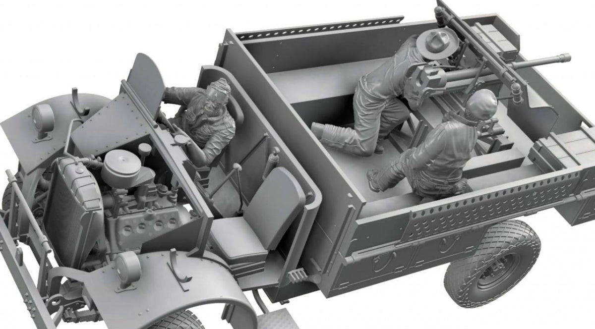 Thunder Model 35312 LRDG CMP F30 Truck w/ Ordnance 37 mm MKI Bofors Gun - Limited Bonus Edition 1/35 – Bild 10