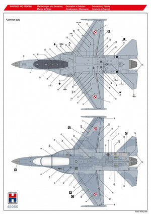 Hobby 2000 48050 FA-50GF Polish Air Force ( Academy + CARTOGRAF + MASKI ) 1/48 – immagine 4