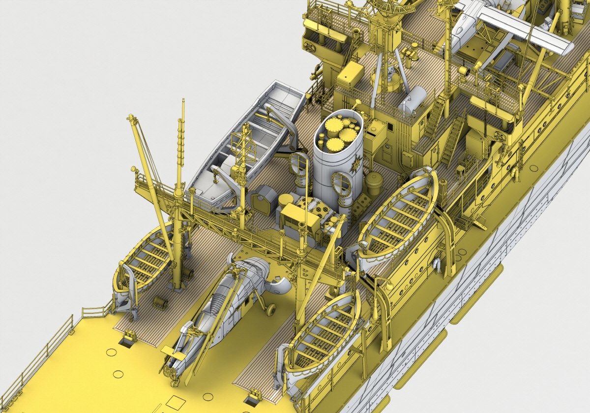Pontos 25001R1 SOYA Antarctica Observation Ship 3rd. Corps 1/250 – zdjęcie 8