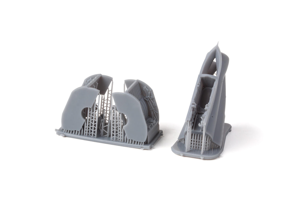 Eduard 6481172 MiG-21F wheel bays 3D PRINT for EDUARD 1/48 – immagine 3