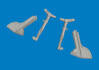 Eduard 6481207 Spitfire Mk. IXe undercarriage legs PRINT for Airfix 1/48 – zdjęcie 2