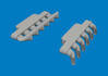 Eduard 6481208 Spitfire Mk. IX exhaust stacks fishtail PRINT for Airfix 1/48