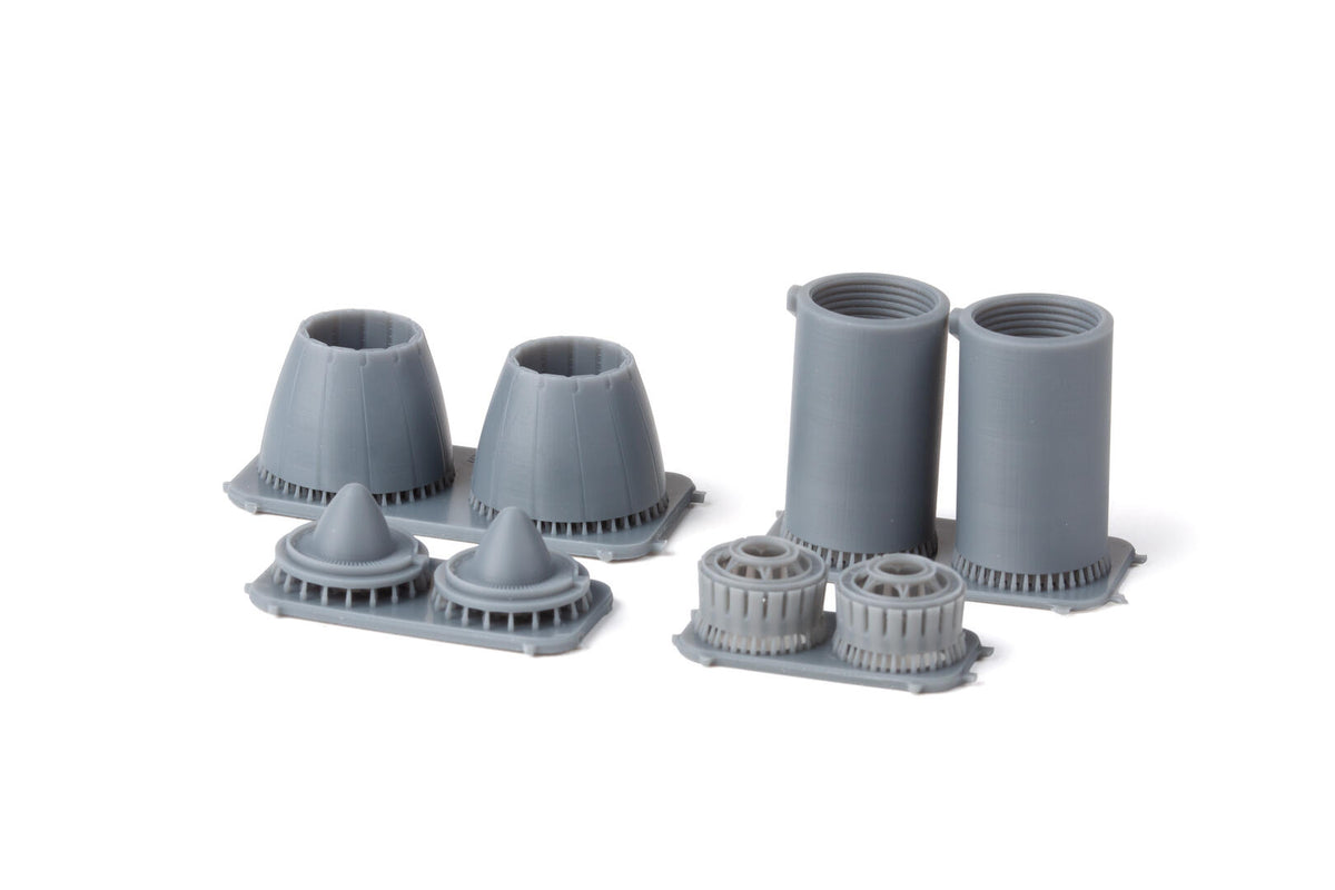 Eduard 6481218 F/ A-18A/ C exhaust nozzles 3D PRINT for KINETIC MODEL 1/48 – image 4