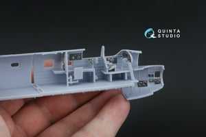 Intérieur coloré imprimé en 3D sur papier décalcomanie pour Avro Lancaster BI/III (Airfix) - Quinta Studio QD72155, échelle 1/72 – image 9