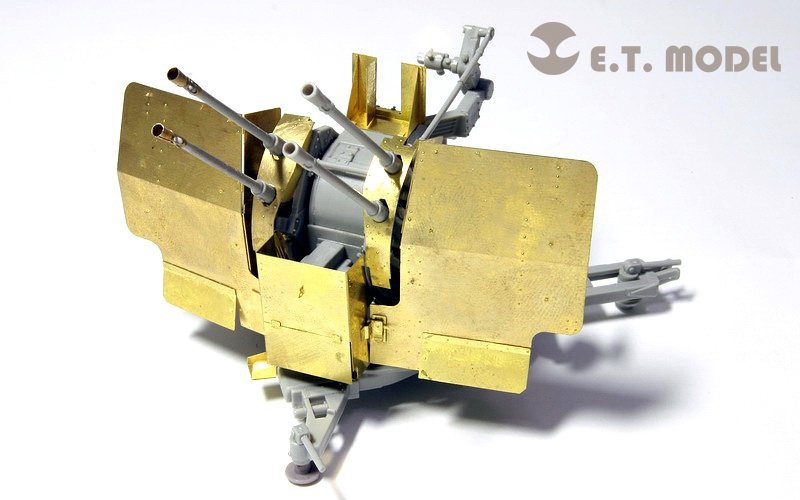 E.T. Model E35-027 WWII German 2cm FLAK 38 Anti-Aircraft Gun (For TRUMPETER 02309) 1/35 – zdjęcie 2