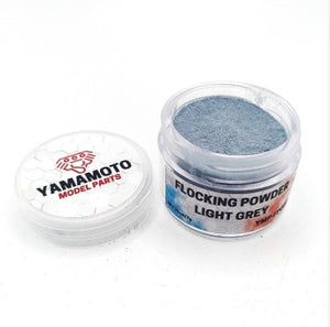 Poudre de flocage gris clair Yamamoto YMPF005